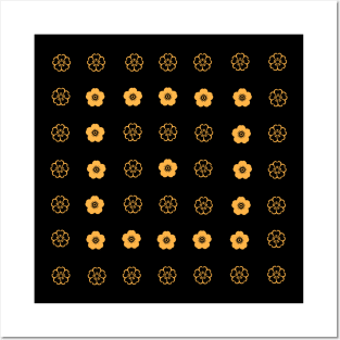 Small Yellow Flowers Posters and Art